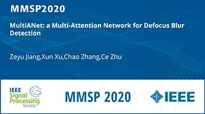 MultiANet: a Multi-Attention Network for Defocus Blur Detection