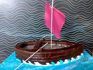 Birthday party boat cake recipe.
