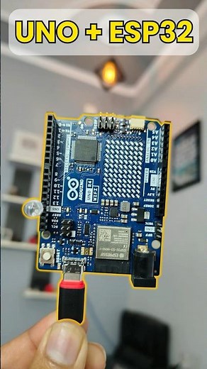 Meet UNO R4 With ESP32🔥 #arduino #esp32 #iot