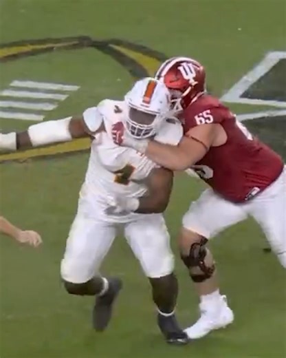 Rueben Bain is a force to be reckoned with on the defensive line 😤 2026 NFL Combine starts Thursday 3pm ET on NFL Network Stream on #NFLPlus | NFL