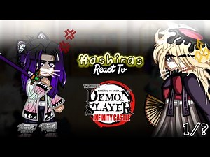 hashiras react to infinity castle arc || ft. shinobu vs douma || 1/6 || kny-demon slayer || gc ||
