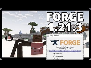 Cómo Descargar e Instalar FORGE para Minecraft 1.21.3 ⚙️ | Tutorial Fácil y Rápido