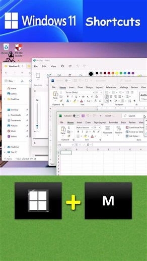 How to Quickly Minimize all Windows using Shortcut Keys in Windows 11