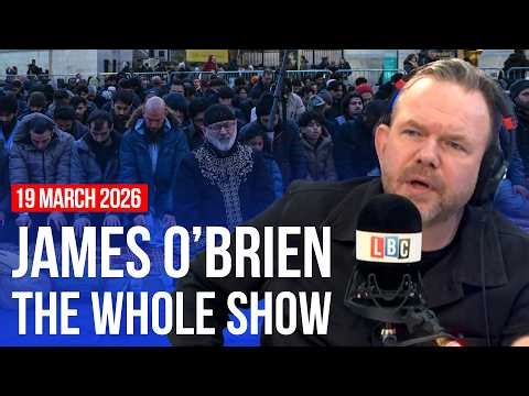 The Iftar at Trafalgar Square | James O'Brien - The Whole Show