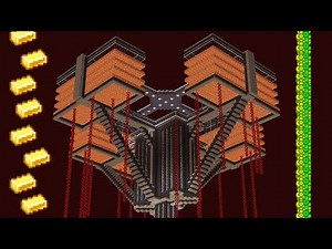 Insanely Fast AFK Gold & XP Farm With A Fully Automatic Piglin Bartering / Trading System