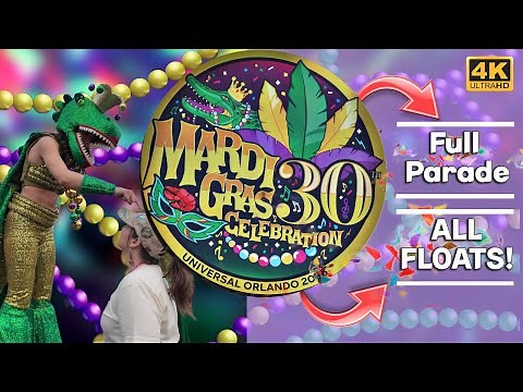 Universal Studios Mardi Gras Parade 2025 | Full Parade & Highlights!
