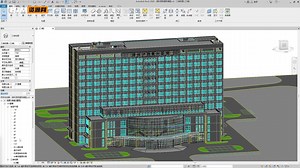 眼科医院门诊楼BIM应用Revit模型，包含建筑 结构 机电全专业Revit模型