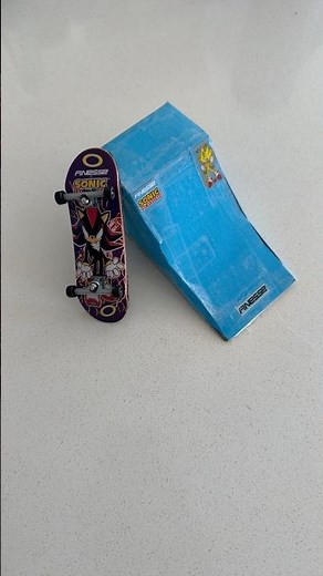 DIY Tech Deck Ramp #techdeck #fingerboard #tricks #diy #skateboard #shorts