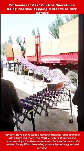 Effortless Box Loading With An Innovative Flexible Roller Conveyor System