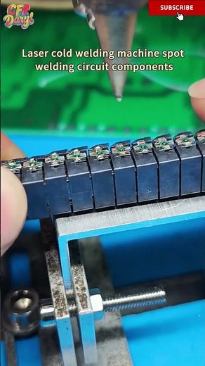 Laser cold welding machine spot welding circuit components