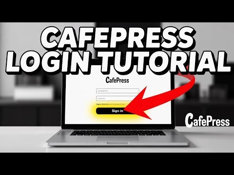 How to login to Cafe Press - Easy Tutorial