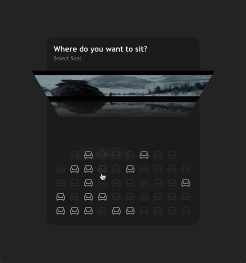 📽️ Demo: Seat Booking Component In Reactjs, Nextjs, HTML & CSS