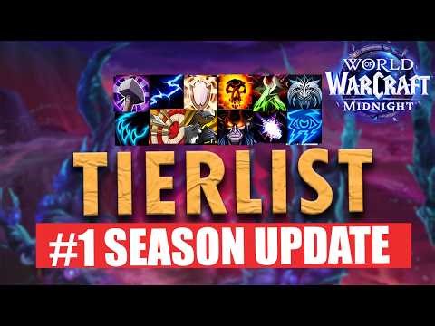 M+ TIERLIST - #1 Update Post-Season - PHYSICAL COMP STONKS - Ranking ALL SPECS | Midnight