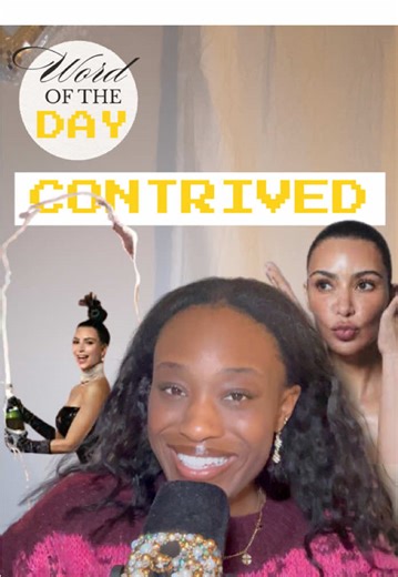 Understanding the Word 'Contrived'