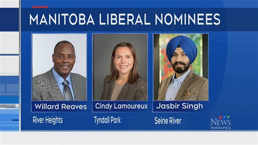 Manitoba Liberals announcing nominations for next election