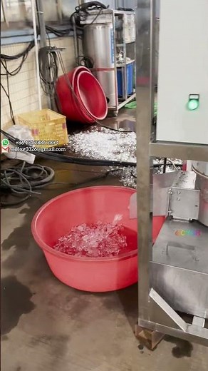 Single phase 220V 1T Tube Ice Machine 29mm Ice for small business.