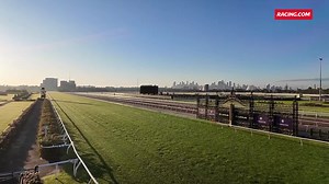 The track at Flemington is currently rated a Good 4 ahead of tomorrow's big meeting, but with rain expected to hit before the opening race, a downgrade is on the cards 👀 | Racing.com