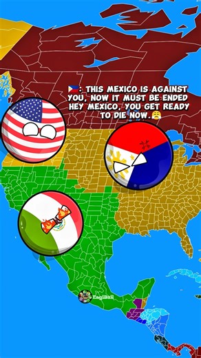 USA 🇺🇸 Vs Philippines 🇵🇭 in nutshell 💀😱 (Part 2) #countryballs #geography #viralshorts #shorts