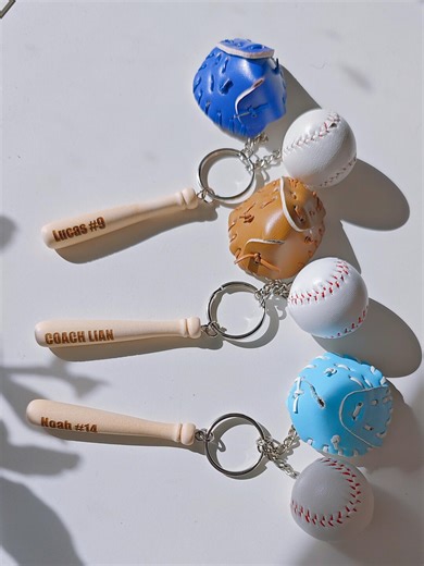 Personalized Baseball Keychains,baseball Key Chain Mini Baseball Set Bag Tag Custom for Baseball Game | Gift for Baseball Team Player Gifts - Etsy Canada