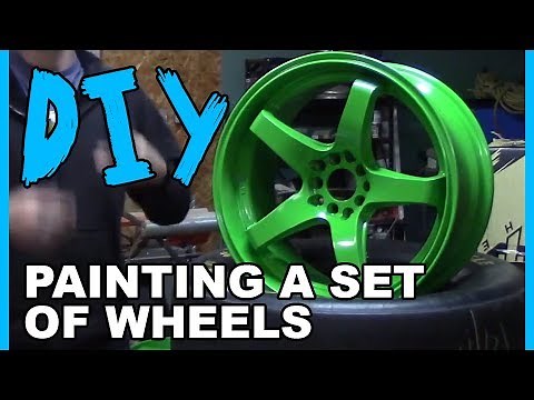 How to Spray Paint Wheels with Professional Results!