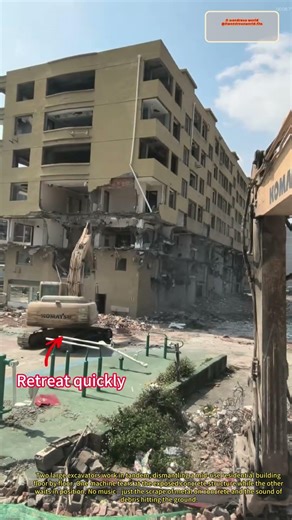 Urban Renewal in Progress: Multi-Story Building Demolition