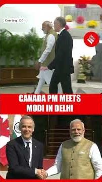 India-Canada Relations in Spotlight as Mark Carney Meets PM Modi at Hyderabad House