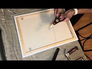 How to wire your art for gallery display – step-by-step guide for artists!