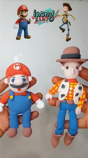 Color mixing Super Mario galaxy VS toy story woody Super Mario