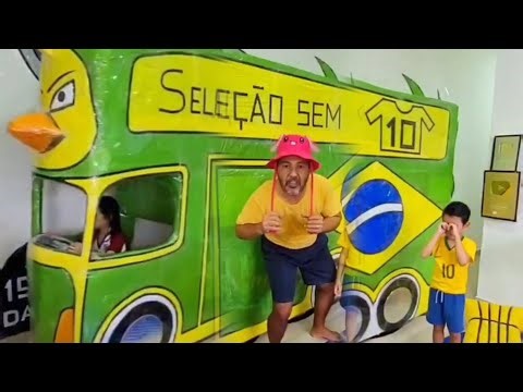 We made Mickey Mouse's car.