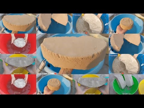 Different Mud Dirts Water Crumbling 🤤🤤💦 Mouthwatering Crumbling 🤤🤤