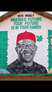 Today makes it one year since the 2023 general elections. As a Nigerian citizen, I believe that one of the most important ways to contribute to a better tomorrow for our country is by participating in the electoral process. Last year, I took it upon myself to encourage voter participation by creating two mural paintings in my community.These murals were designed to inspire people to obtain their permanent voters' card and participate in the upcoming elections.I completed these paintings independ