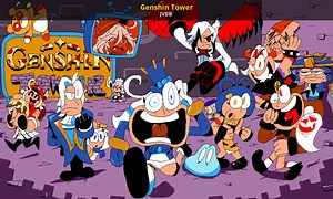 Genshin Tower Mod for Pizza Tower | PT Mods