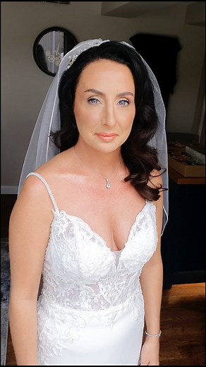 Breathtaking Bride Lisa 🥰 Brief from bride: Glowy skin, cool tones, a statement glossy lip, no lashes needed because she had one of my AMAZING lash lifts a few days before ✅ I'm head over heels for this bride! Like a sister, a true kindred spirit. I knew you'd shine 🥰 @lisa.barber2825 - You had many talented MUAs to choose from, and I'm humbled you chose me. 😍 Congratulations, sweetheart! Thanks for having me on your special day ❤️❤️❤️ #bridal #bridalmua #weddingmakeup #weddingmakeupartist #w
