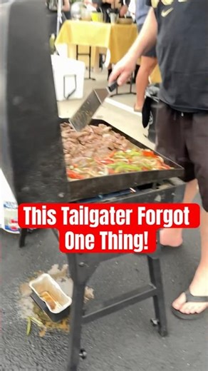 This Tailgater Forgot One Thing!