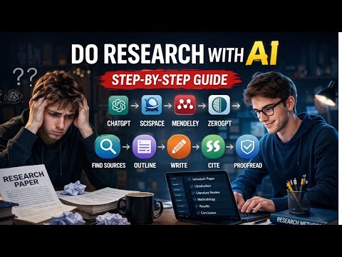 How to Do Research Using AI Like a Pro | step by step Guide 2026