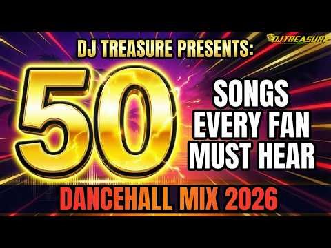 DANCEHALL MIX 2026 | 50 BEST DANCEHALL SONGS: Vybz Kartel, Popcaan, Skippa, Valiant