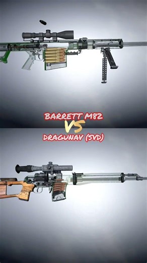Barrett M82 vs SVD | Which Sniper is Better? 💥