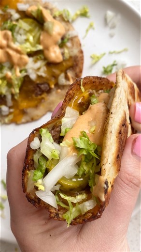 These Big Mac Tacos take everything you love about a Big Mac and pack it into a crispy, golden tortilla. Juicy, cheesy, and topped with special sauce—this viral recipe is a must-try! 👇Full recipe is linked in comments👇 #highproteindinner #highproteinmeals #smashburgertacos #bigmactacos #EasyDinnerRecipes | Basics With Bails