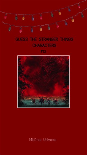 Guess the Stranger Things Characters and Test Your Knowledge