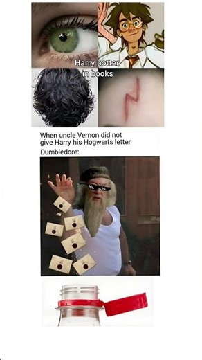 "Harry Potter in Books vs Reality 😂 Lightning Scar Gone Wrong#USA or #AmericanPotterhead