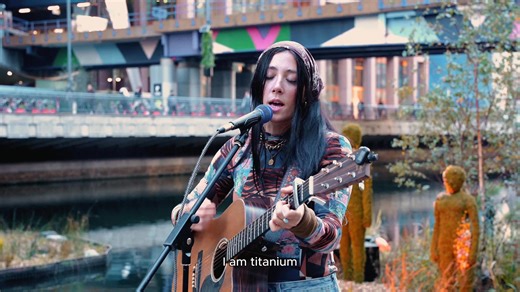 Watch This Girl SHOCK London With Her POWERFUL Titanium Performance! | Sia - Titanium #streetperformer #leire #busking #london #sia #titanium #davidguetta | Leire