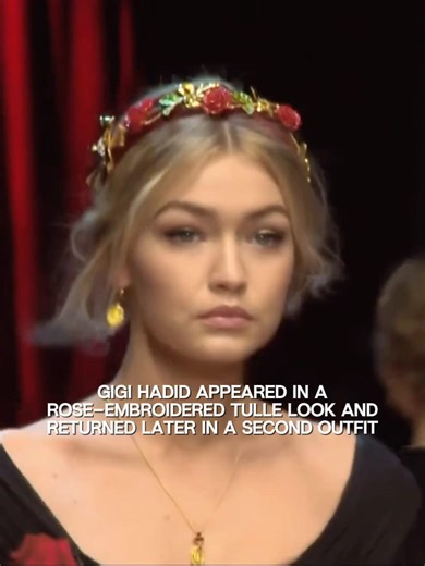 Dolce & Gabbana FW15/16 ‘Viva La Mamma’ | Gigi Hadid Runway #gigihadid #dolcegabbana #fw1516 #mfw