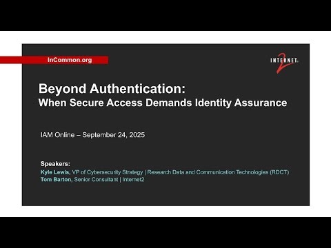 Beyond Authentication: When Secure Access Demands Identity Assurance