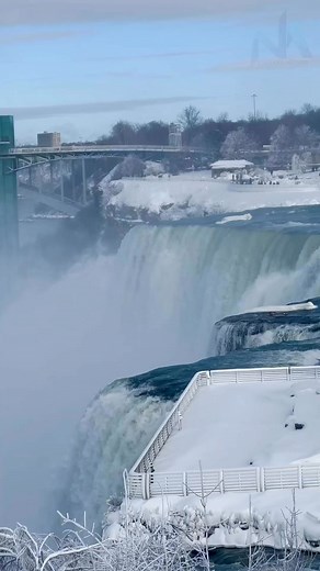 21K views · 1.3K reactions | Walking at Niagara Falls is the greatest winter wonderland ❄️ | Niagara Action | Facebook