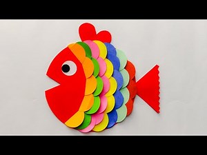 How To Make Paper Fish || Origami Fish || Paper Fish Making || Paper Crafts Easy | Crafts With Paper