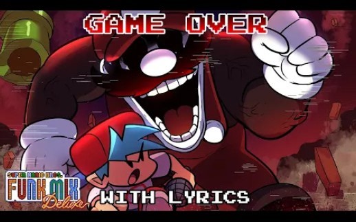 GAME OVER WITH LYRICS-Super Mario Bros. Funk Mix Deluxe Cover[HALLOWEEN SPECIAL]