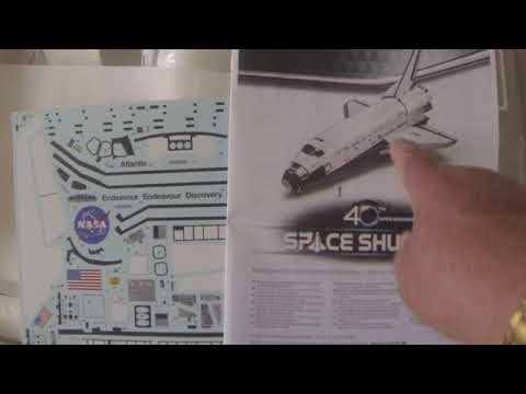 Unboxing the 1 72 Revell Space Shuttle scale model kit