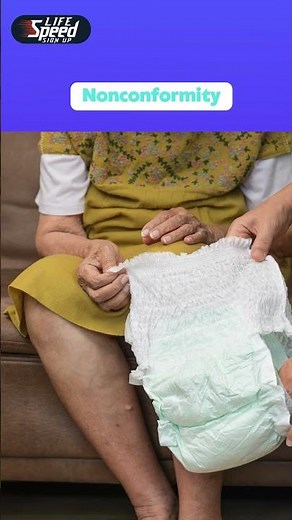 People wearing nappies