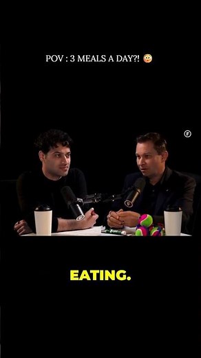 Why You Should Stop Eating 3 Meals a Day 😳🍽️ | David Sinclair #DavidSinclair #Fasting #MealTiming