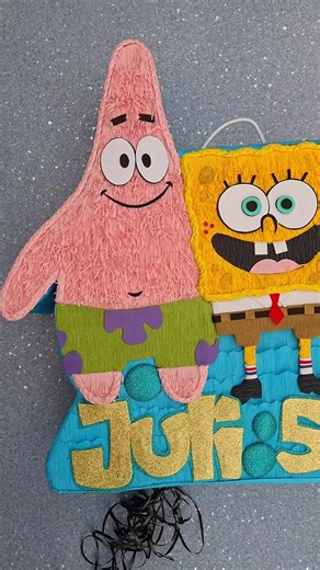 piñata personalizada de bob esponja #bobesponja #debajodelmar #piñataspersonalizadas #piñatas #patricio